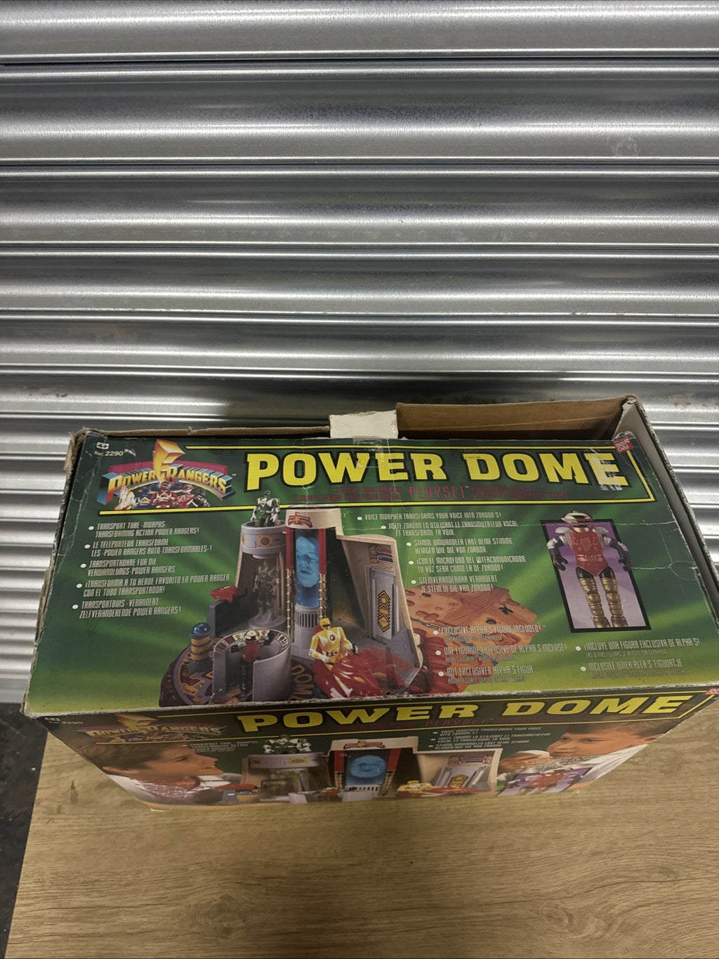 Vintage 1994 Power Rangers Power Dome Playset - Original box & instructions