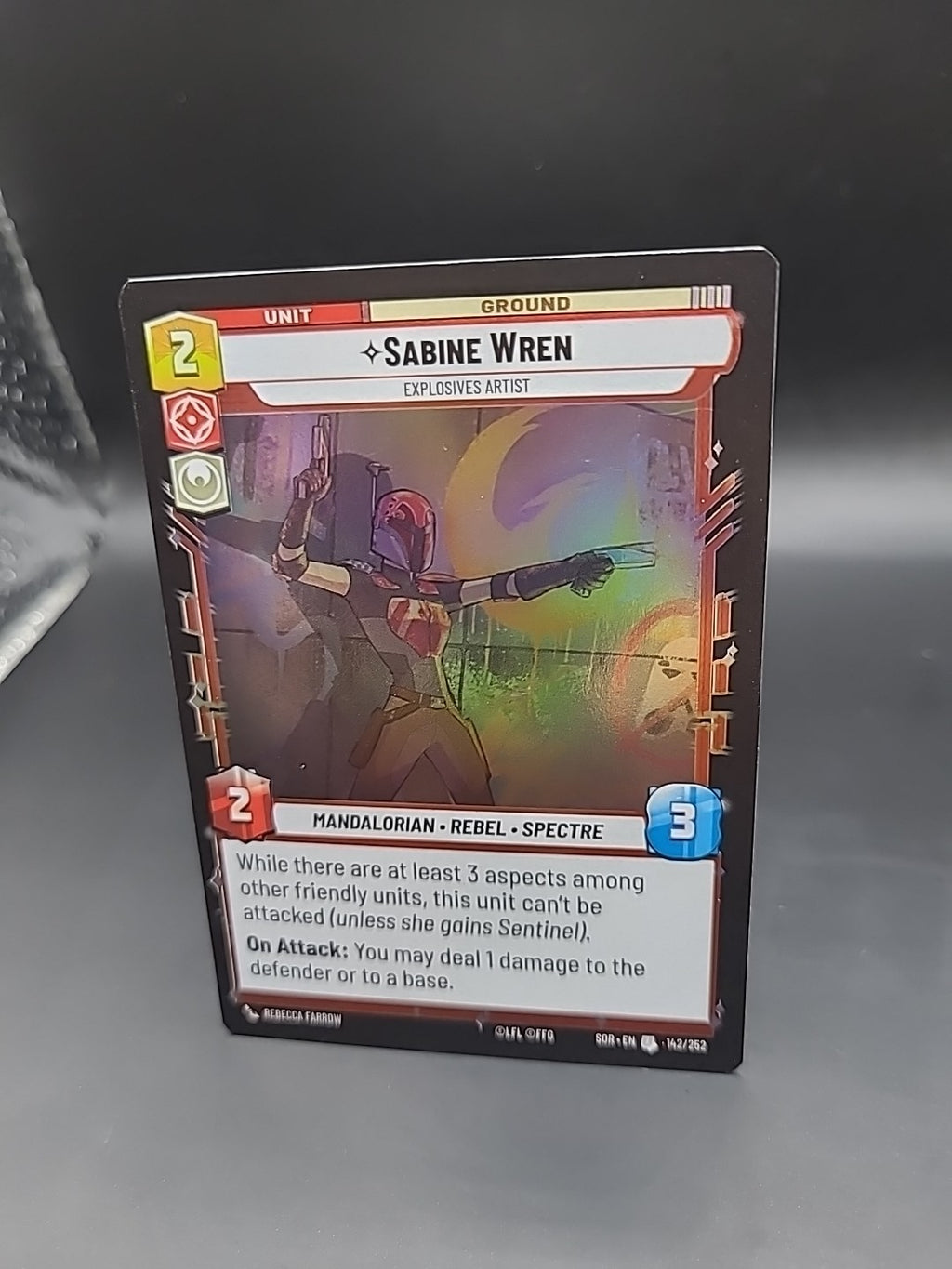 Sabine Wren - Explosives Artist (142/252) [Spark of Rebellion] ( FOIL)