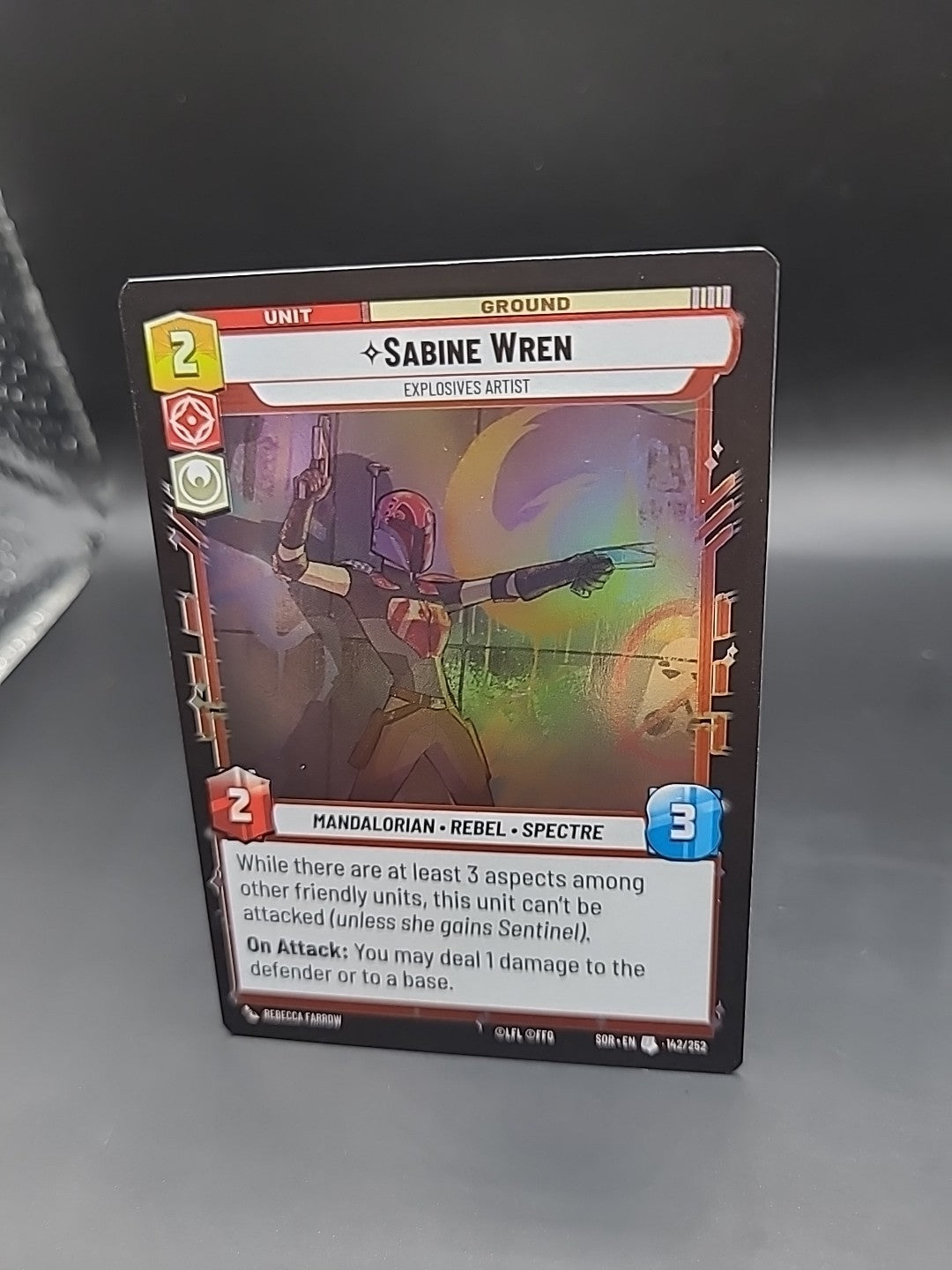 Sabine Wren - Explosives Artist (142/252) [Spark of Rebellion] ( FOIL)