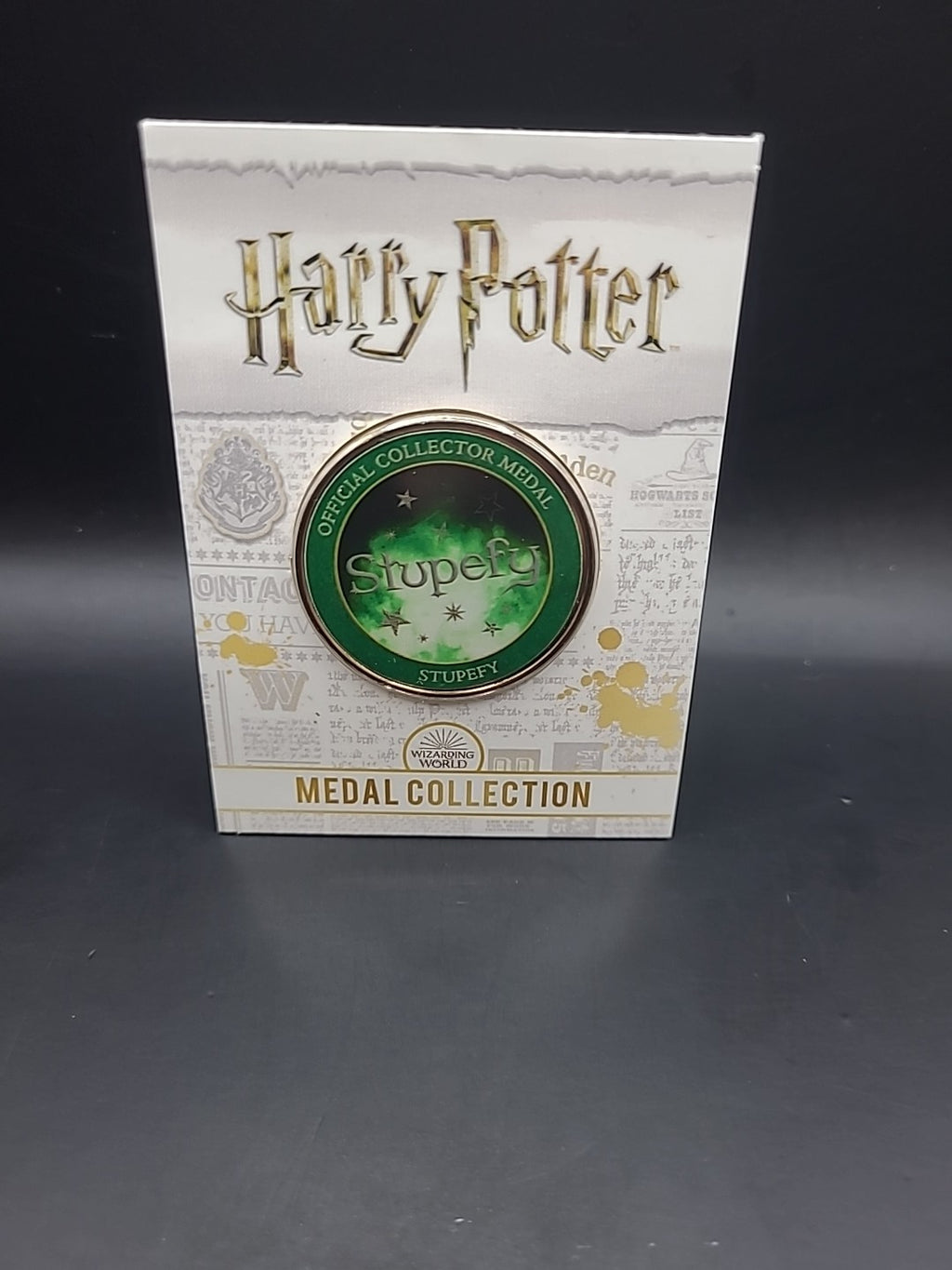 Harry Potter Medal Coin Collection - Artefacts And Spells - Stupefy