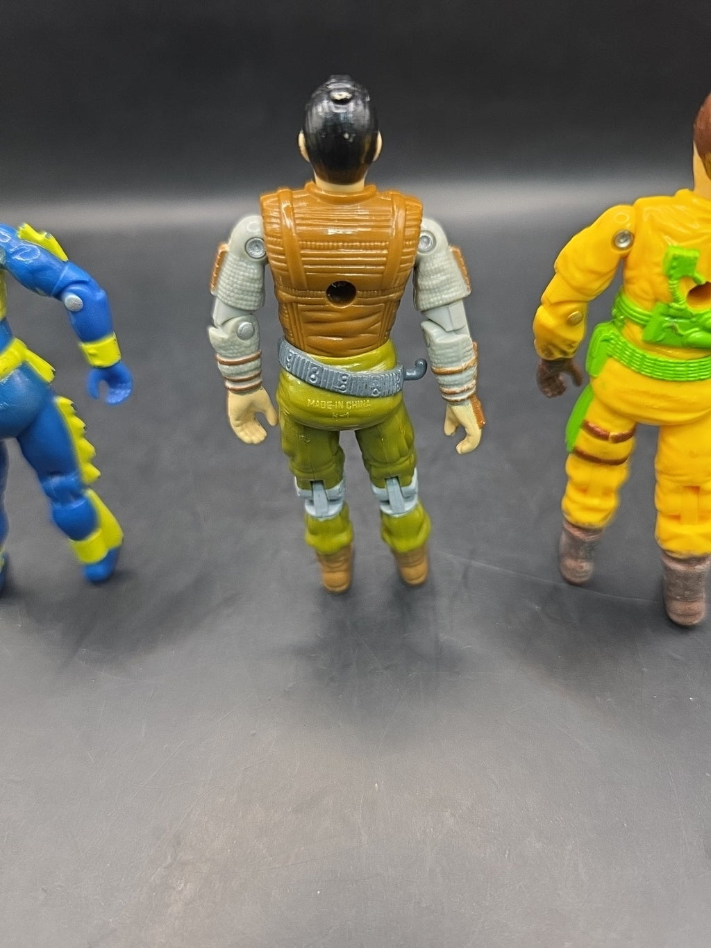 3 X G.I Joe Hasbro Figures Cobra Enemy, Budo & Clean Sweep