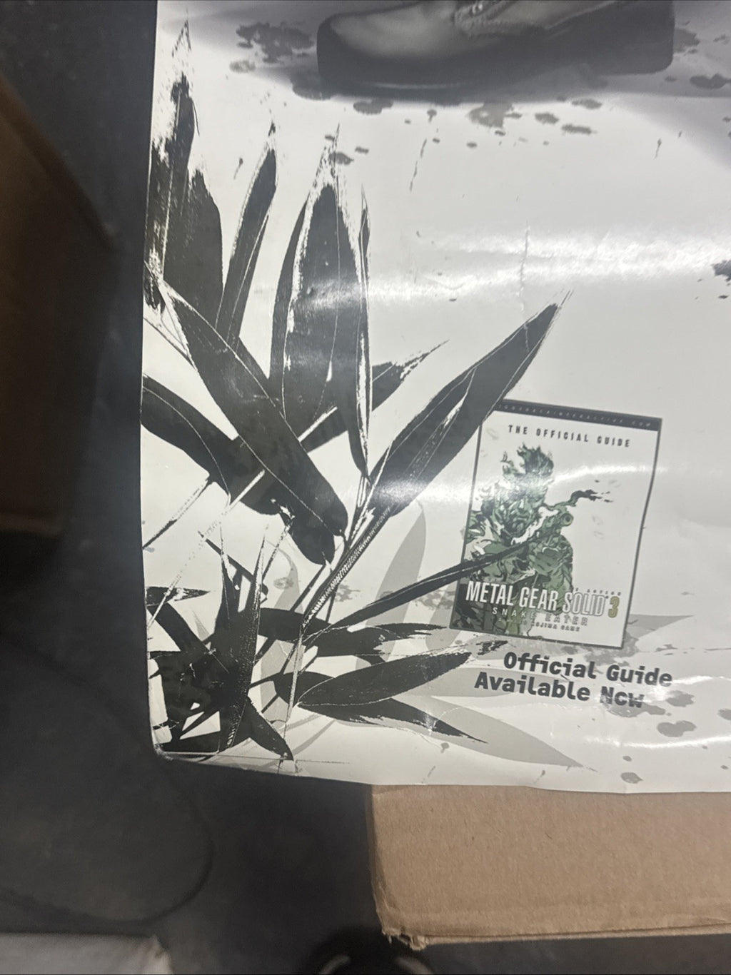 Metal Gear Solid 3 Promo Poster 2004 Ps2 Promotional Poster