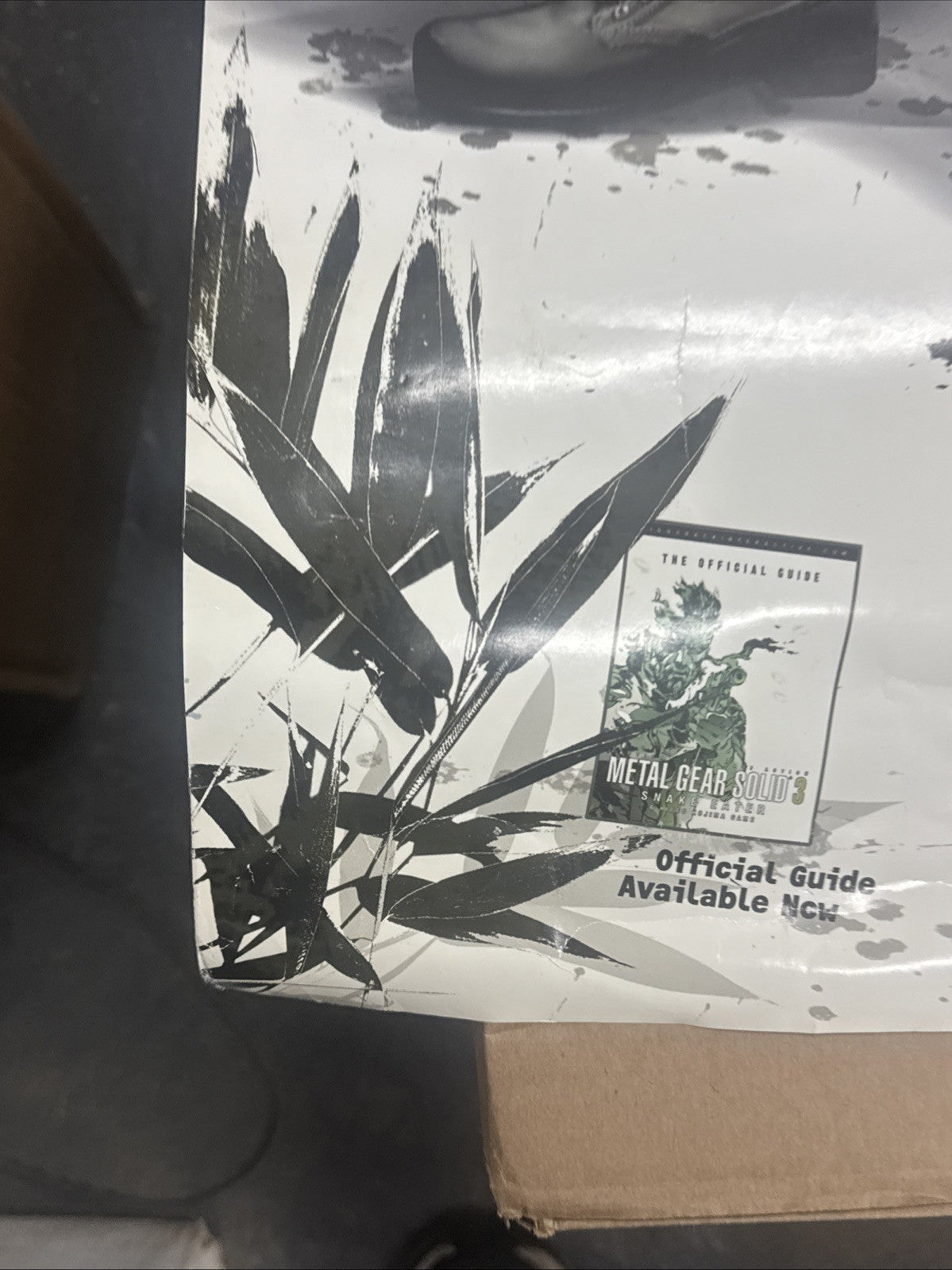 Metal Gear Solid 3 Promo Poster 2004 Ps2 Promotional Poster