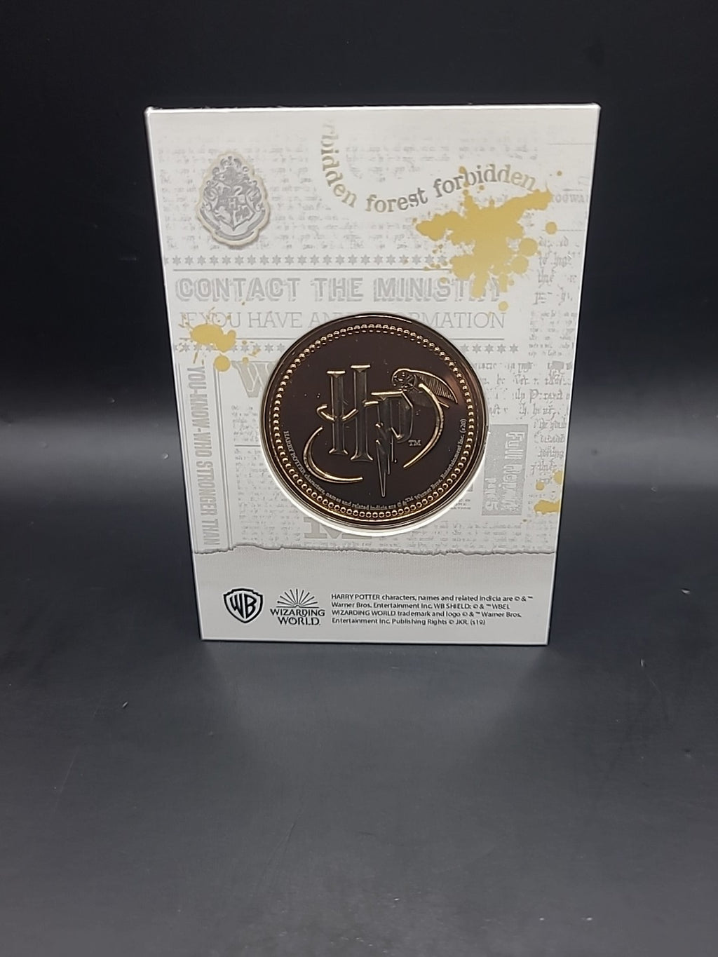 Harry Potter Official Collector Medal The Marauder’s Map