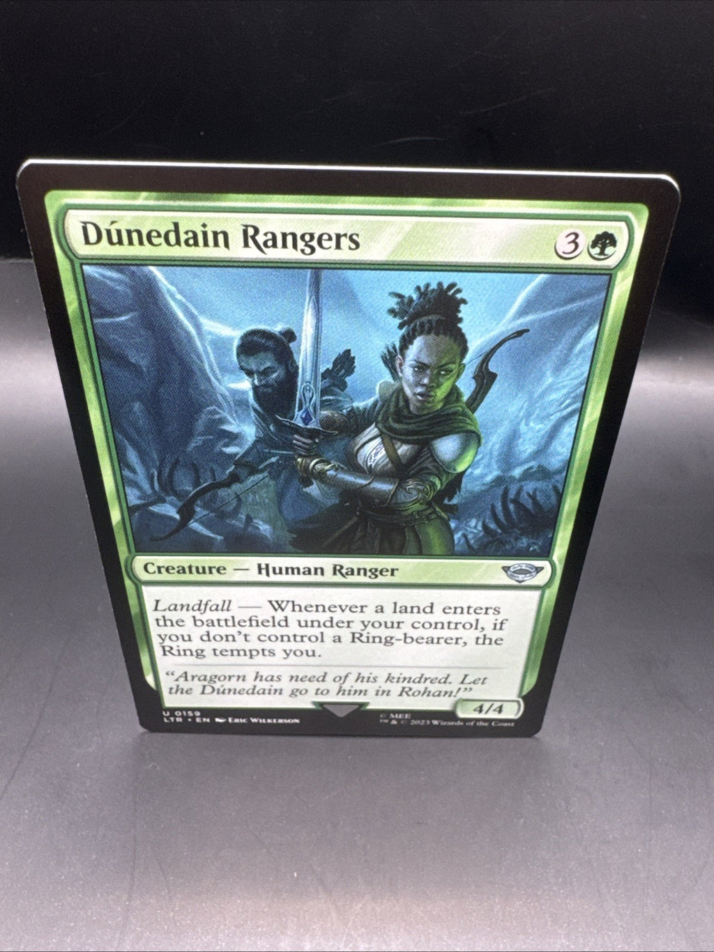 Dunedain Rangers Foil MTG U0159 + 1 Regular Card