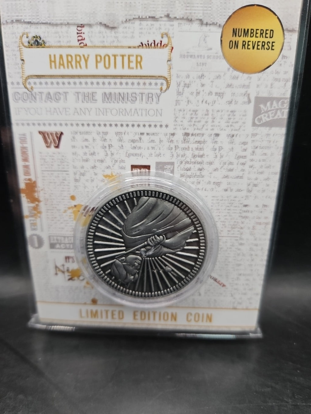 Harry Potter Limited Edition Harry Potter Collectible Coin, Only 9,995 Worldwide