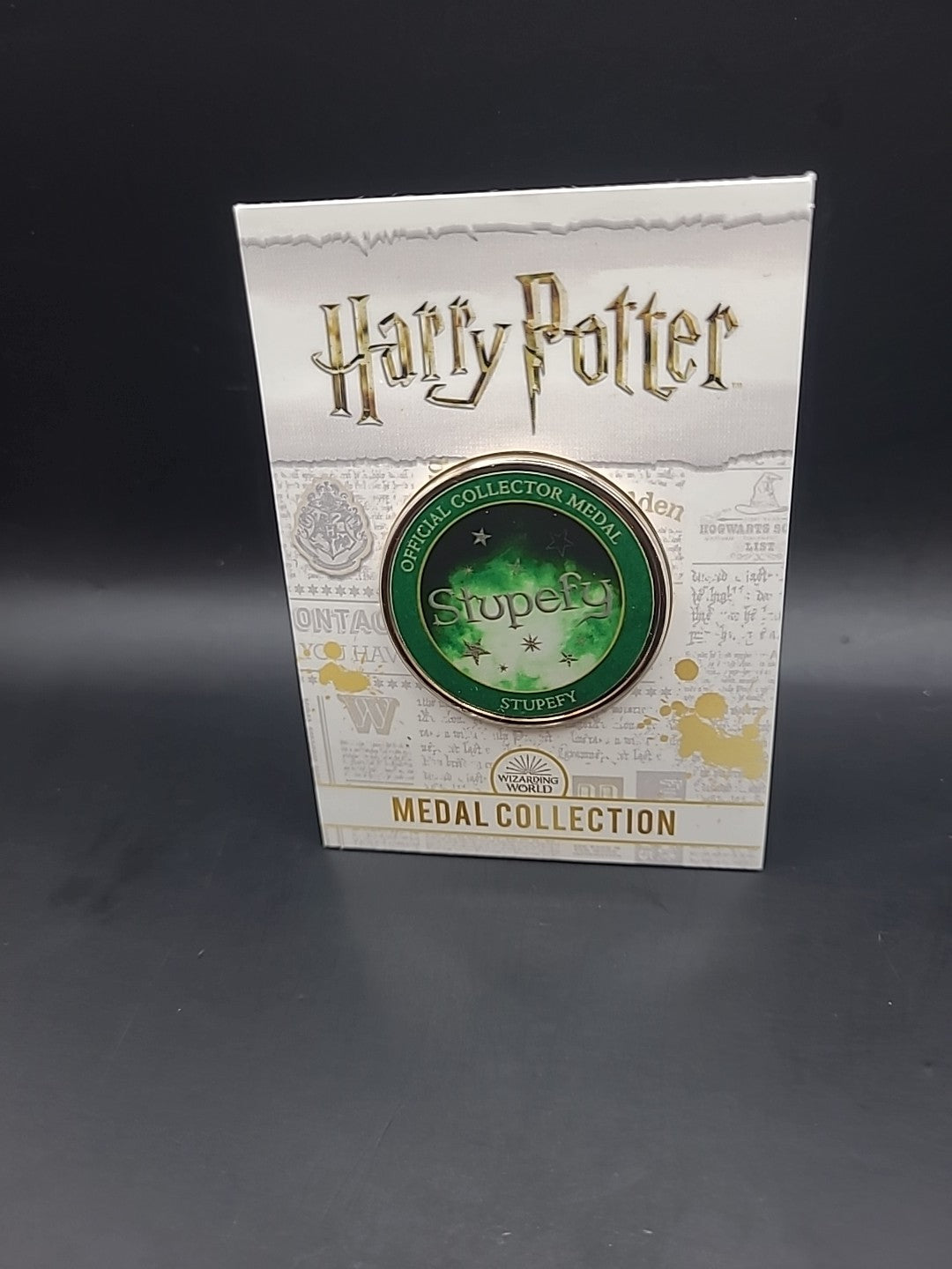 Harry Potter Medal Coin Collection - Artefacts And Spells - Stupefy