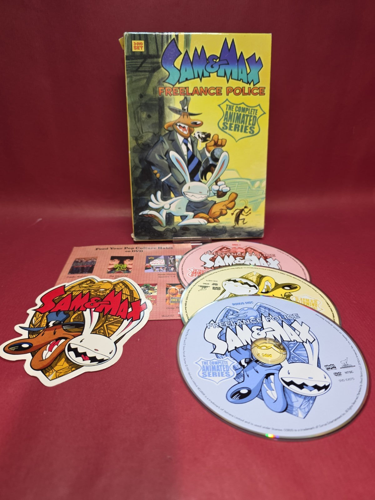 Sam and Max Freelance Police: The Complete Series (DVD, 2008) REGION 1