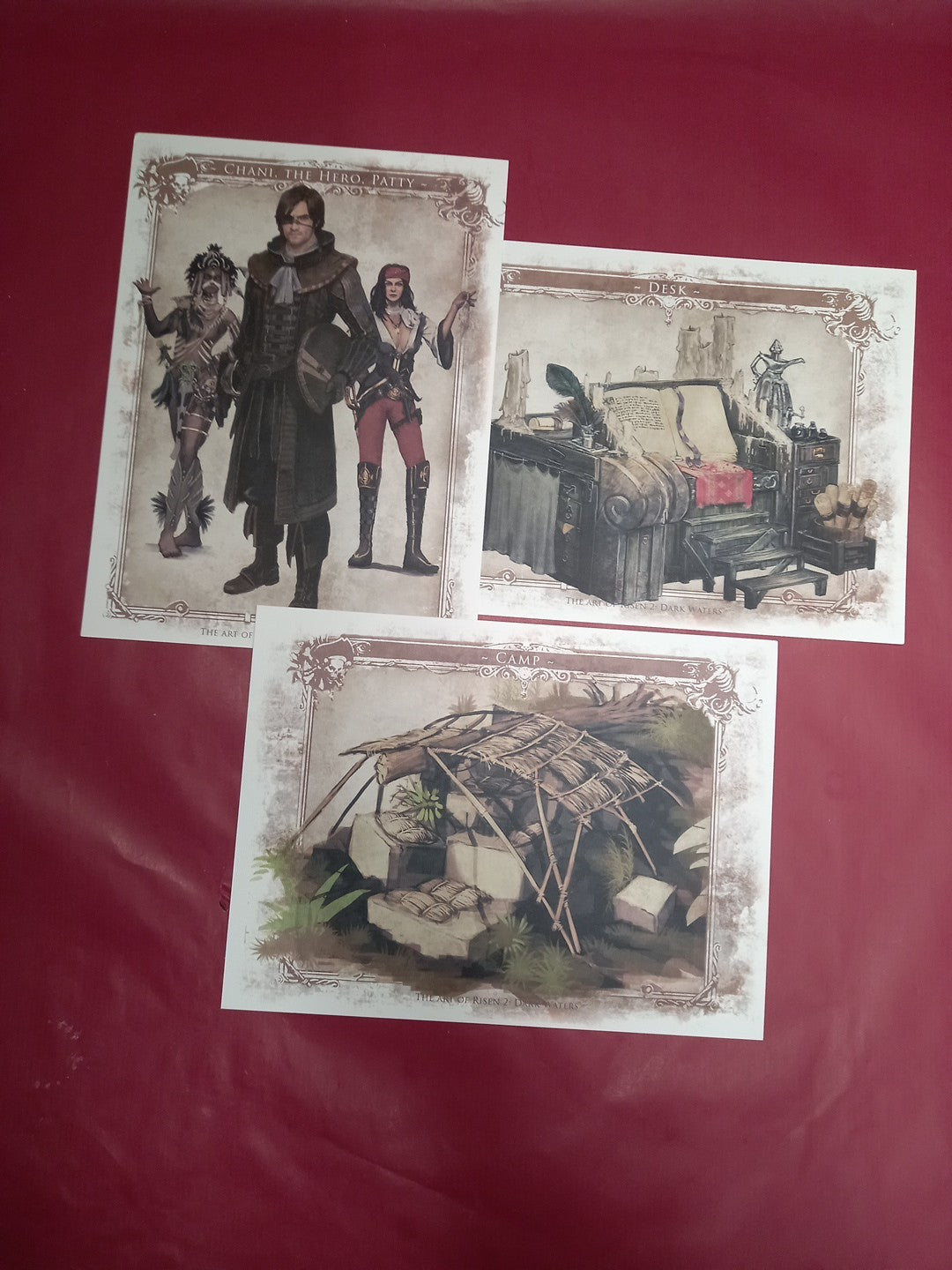 The Art Of Risen 2 Dark Waters Artwork Cards Collector's Edition Promo