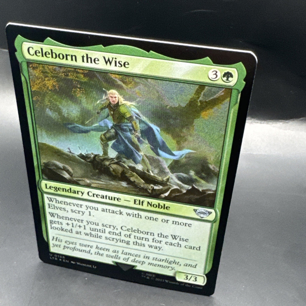 Celeborn the Wise FOIL , Lord of the Rings U0156 + 1 Regular Card