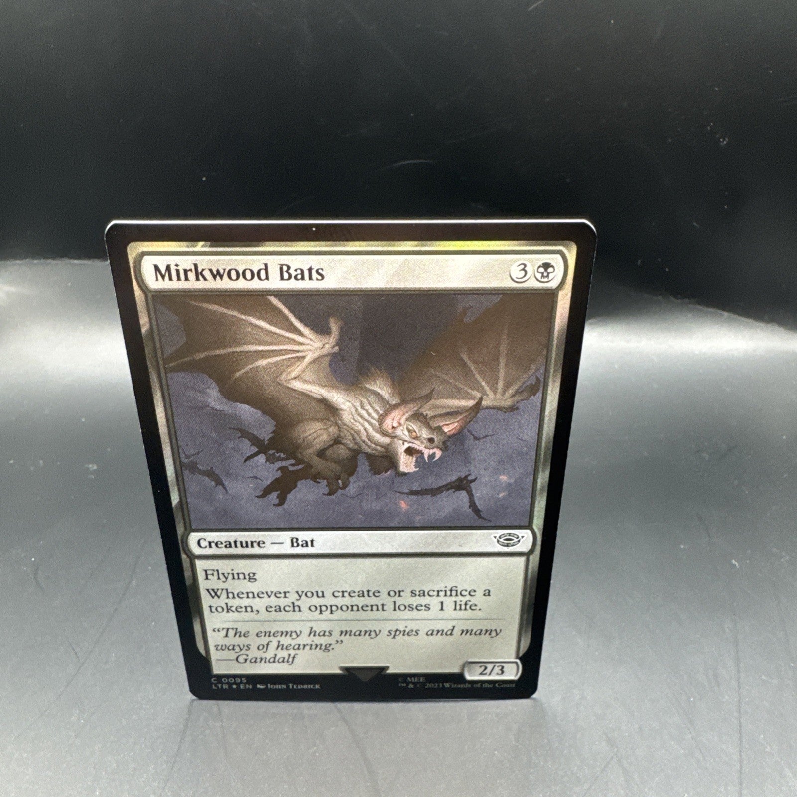 Magic the Gathering MTG LTR Mirkwood Bats 95 Foil