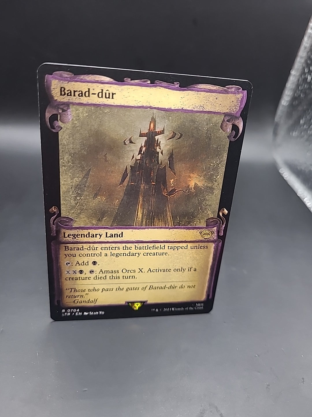 Barad-Dur - Showcase Scrolls Non-foil - The Lord Of The Rings - NM Mtg R 0704