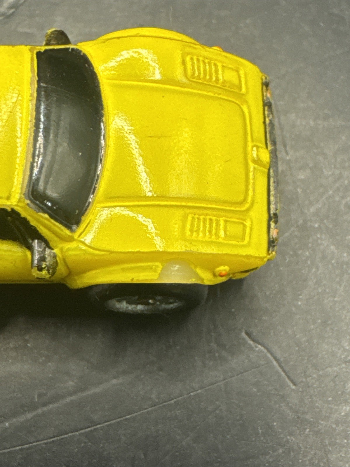 Micro Machines Toy Ferrari 308 Yellow Car Galoob 1986 Original