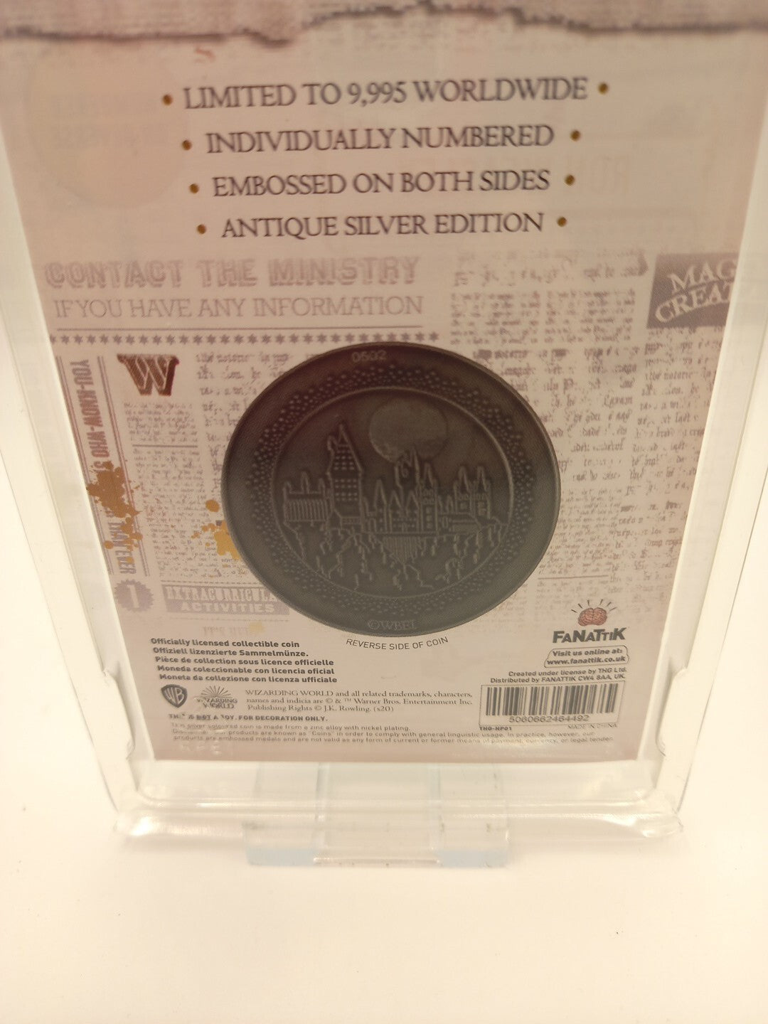 Harry Potter Ron Weasley Limited Edition Coin - Only 9995 Worldwide