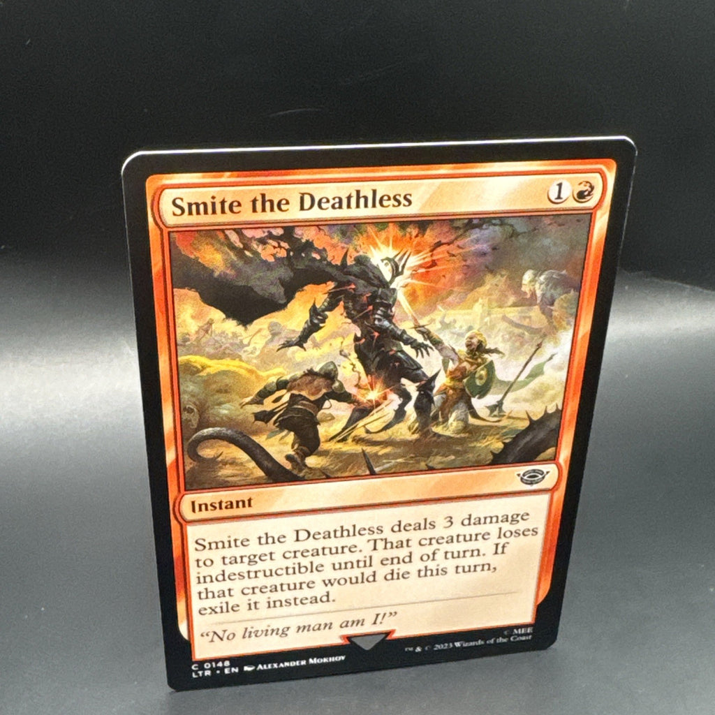 Smite the Deathless (FOIL) -MTG Lord of the Rings C0148 + 1 Regular Card