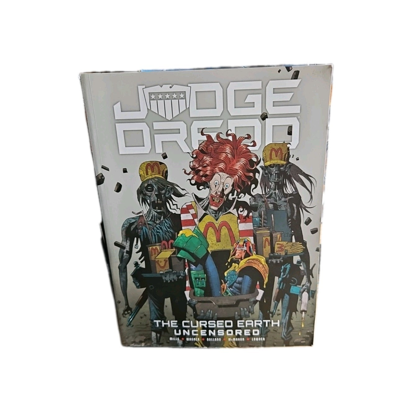 Judge Dredd: The Cursed Earth Uncensored Paperback Graphic Sci-Fi Comic 2016  