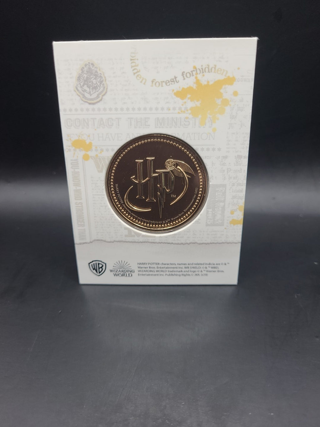 Harry Potter Medal Coin Collection - Artefacts And Spells The Mirror Of Erised 