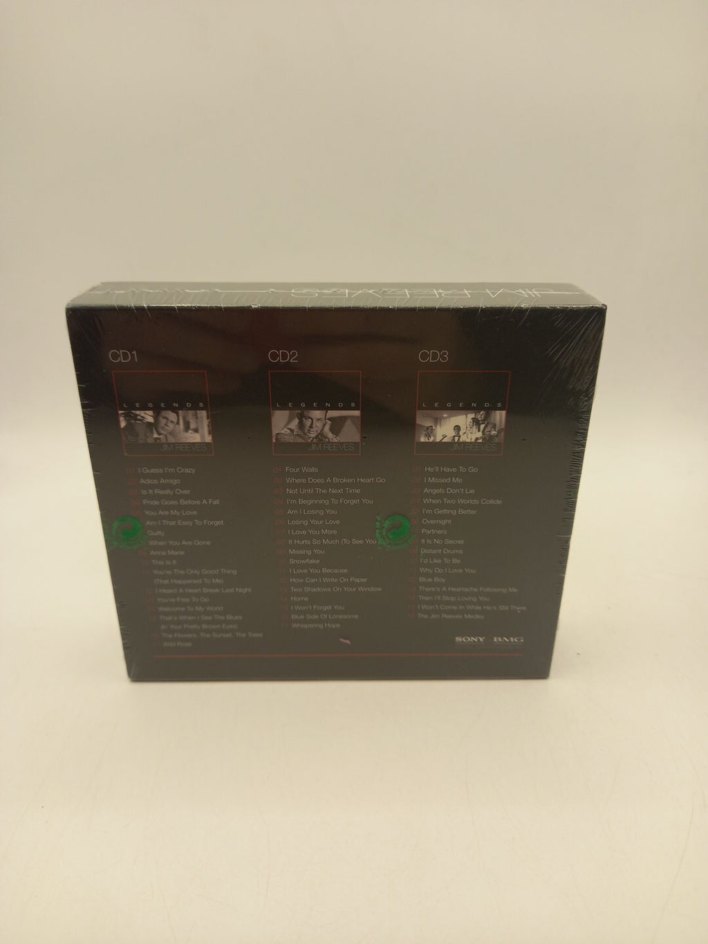 Jim Reeves: Legends 3CDs - New And Sealed