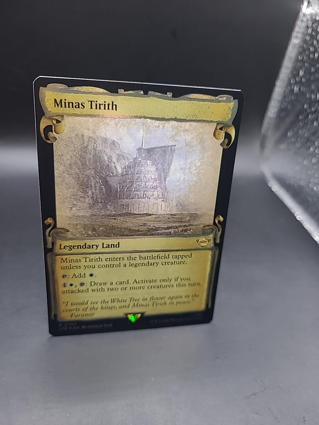 Minas Tirith FOIL / Magic MTG / Lord of the Rings - Rare - R 0707