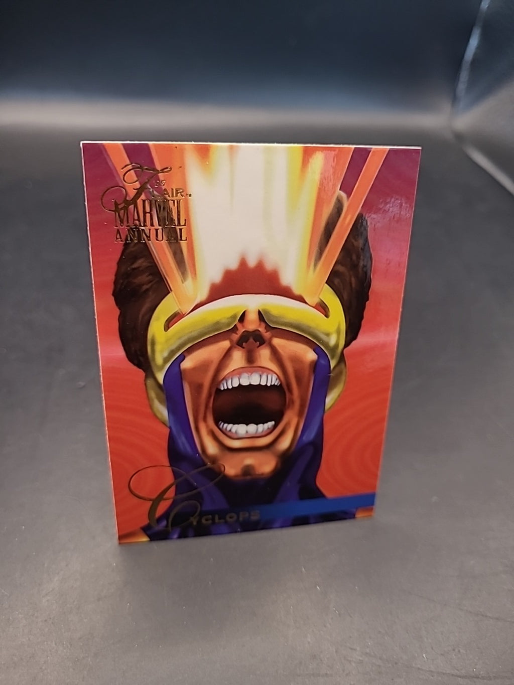Cyclops 1995 Flair Marvel Annual Card #9 (NM)