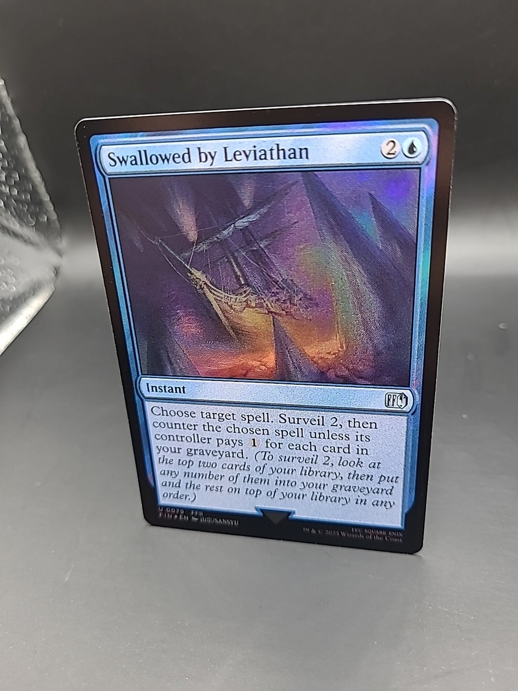 MTG Final Fantasy Foil Uncommon #0079 Swallowed By Leviathan
