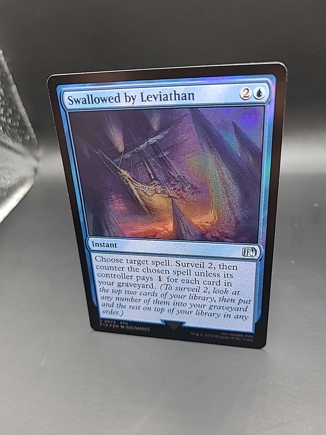 MTG Final Fantasy Foil Uncommon #0079 Swallowed By Leviathan