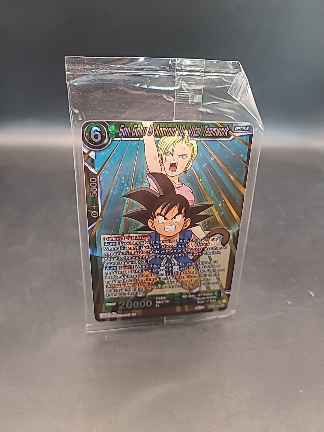 Son Goku & Android 18, Vital Teamwork BT20-064 SR - Dragon Ball Super Card