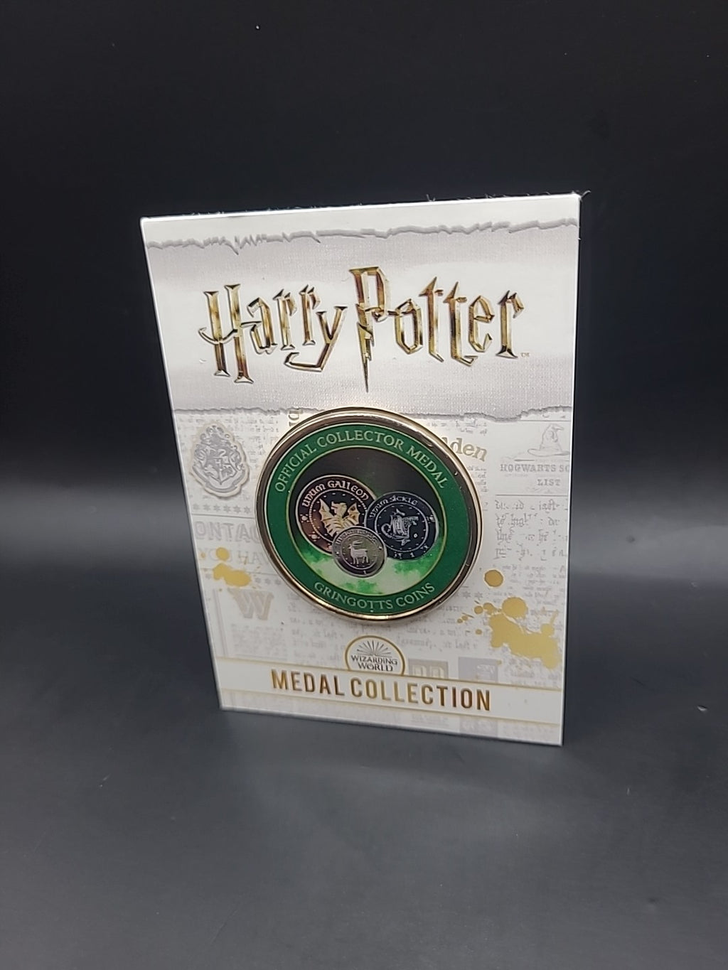 Harry Potter Medal Coin Collection - Artefacts And Spells - Gringotts Coins