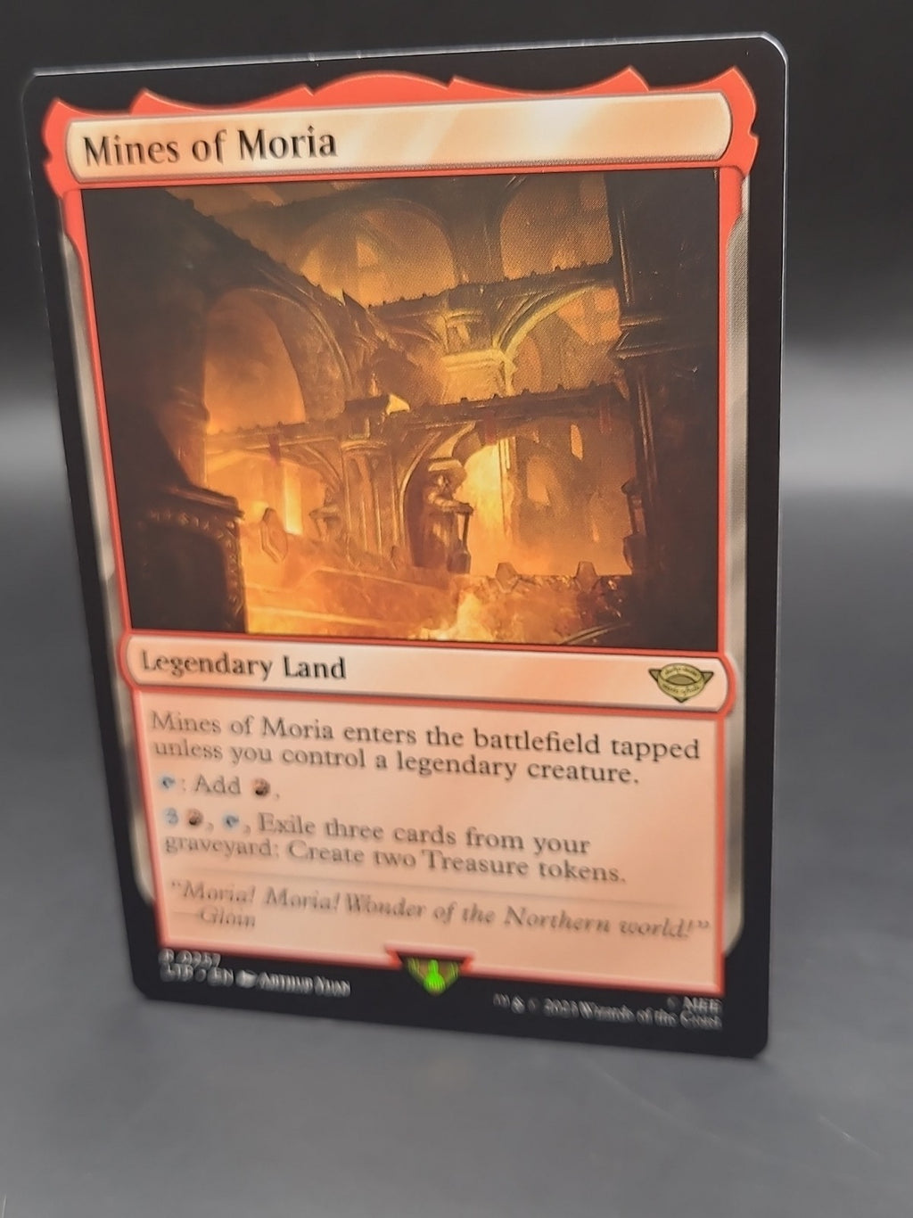Mines Of Moria Magic The Gathering Rare 0257 Lord Of The Rings Regular