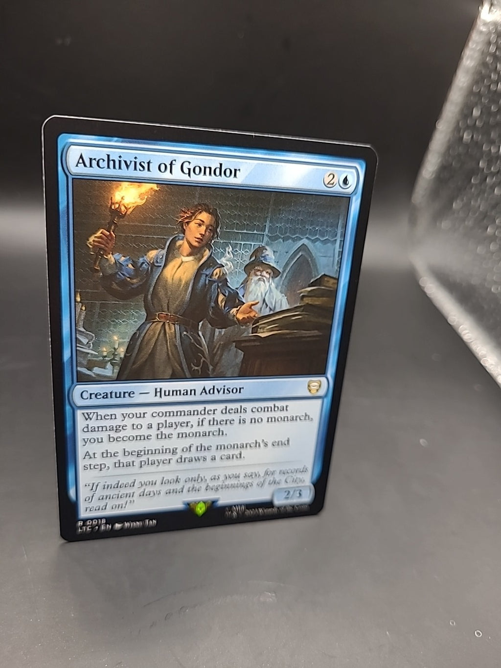 Archivist of Gondor - R0101 - Extended Art - LOTR - MTG Regular