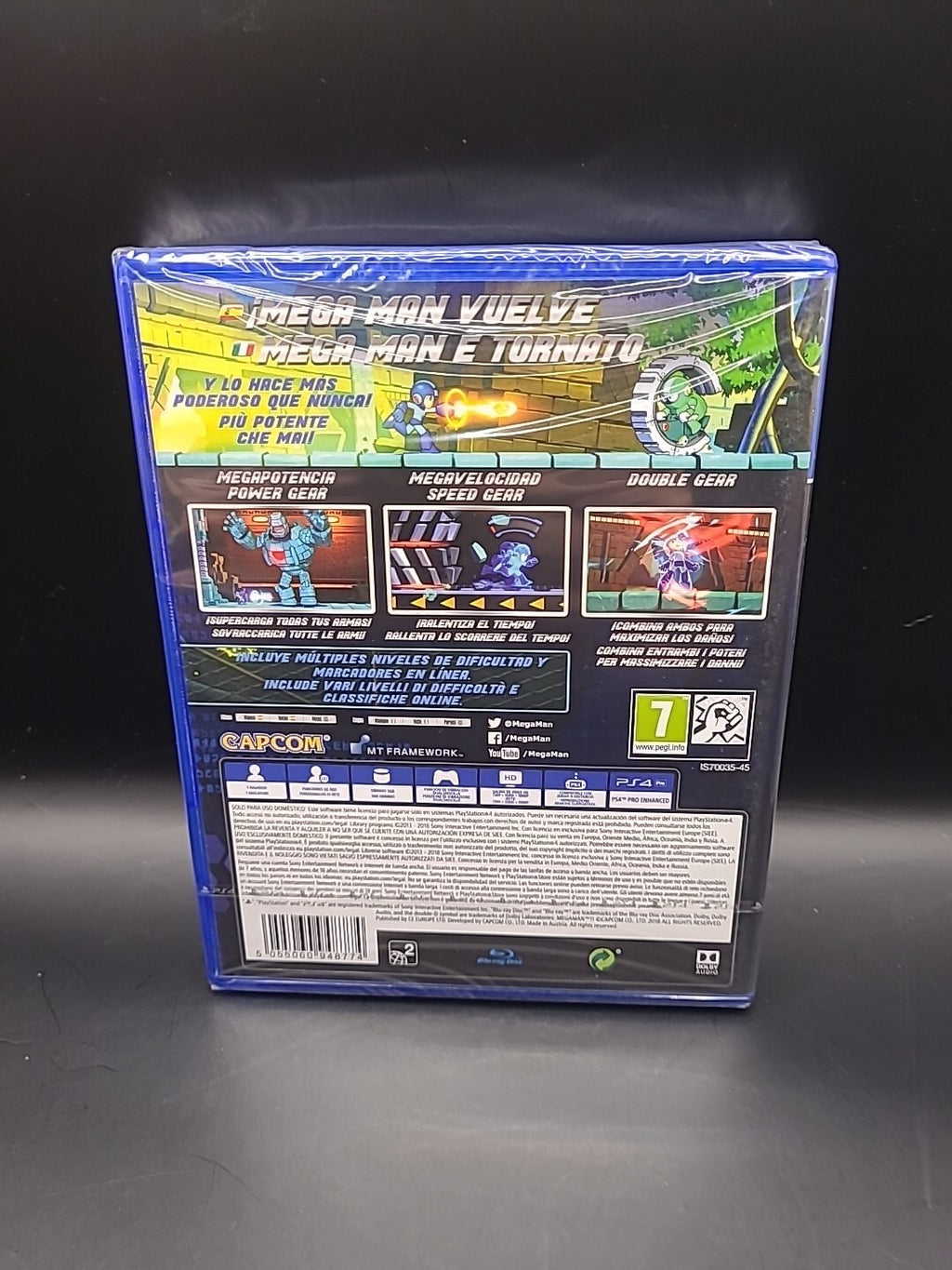 Megaman 11 Sony PS4 Game PAL Spanish/italian New & Sealed