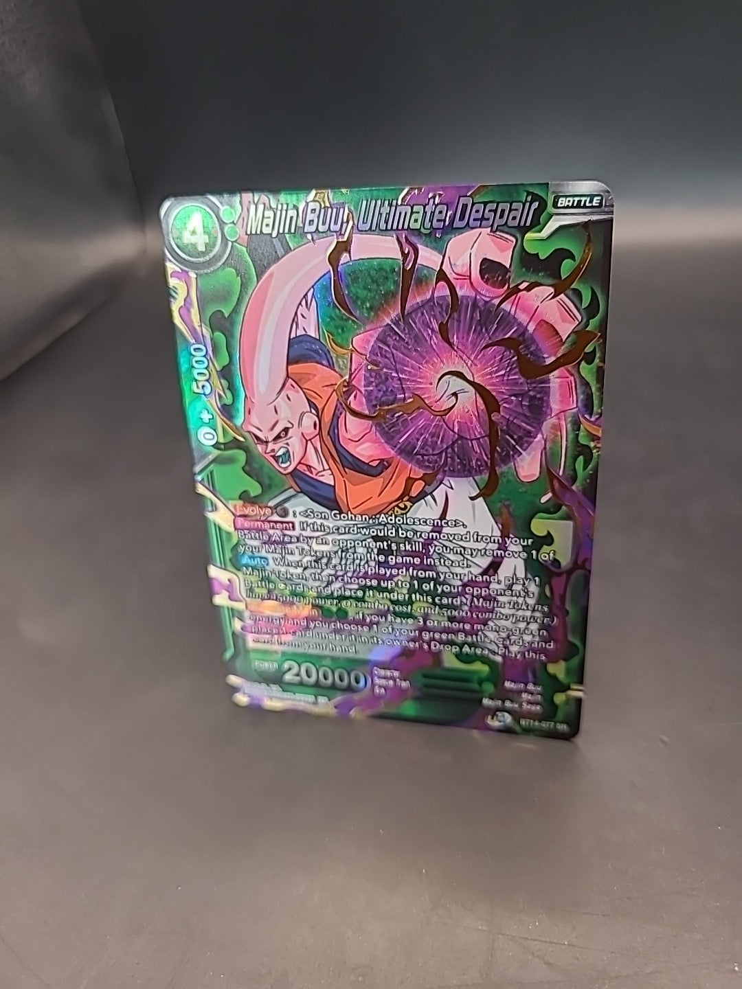 BT14-077 SR Majin Buu, Ultimate Despair - Foil Cross Spirit Dragon Ball Super