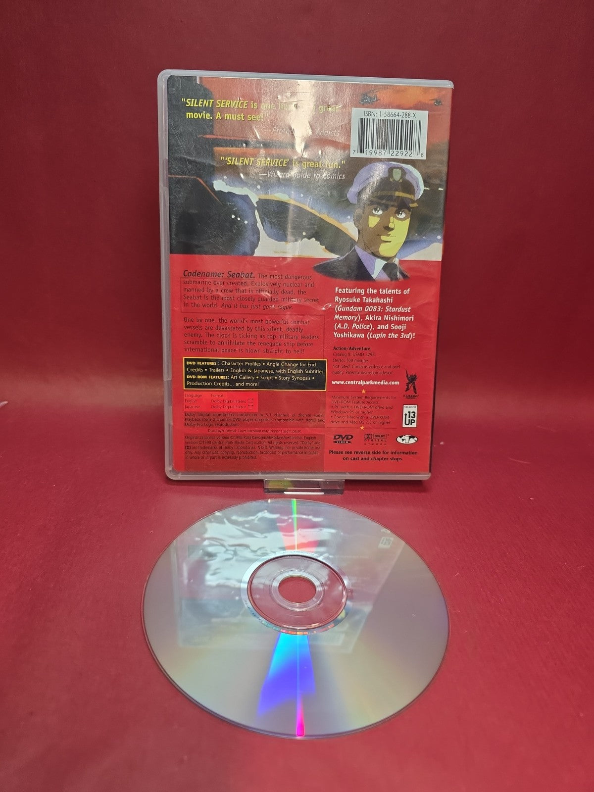 Silent Service (DVD, 1995) REGION 1