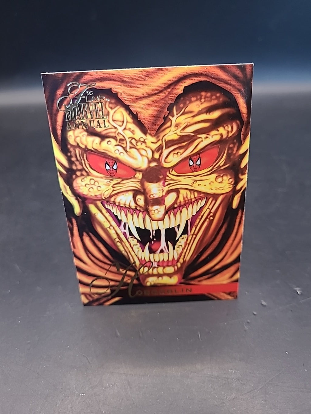#52 HOBGOBLIN 1995 Flair Marvel Annual Card
