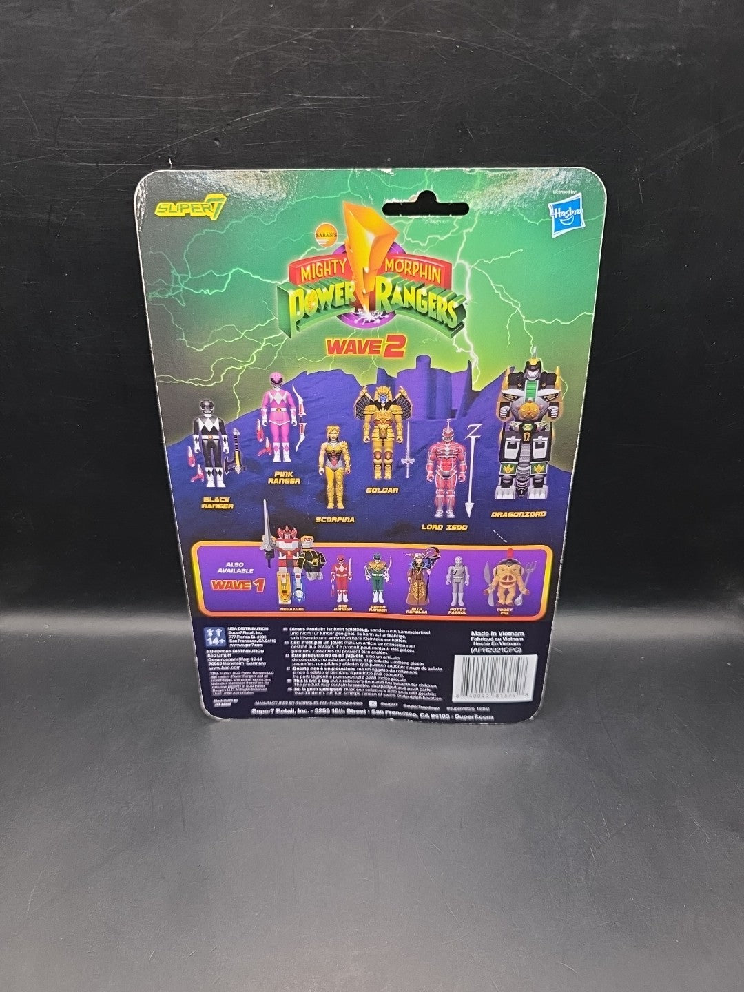 Mighty Morphin Power Rangers Scorpina ReAction Figure 10cm Brand New Sealed