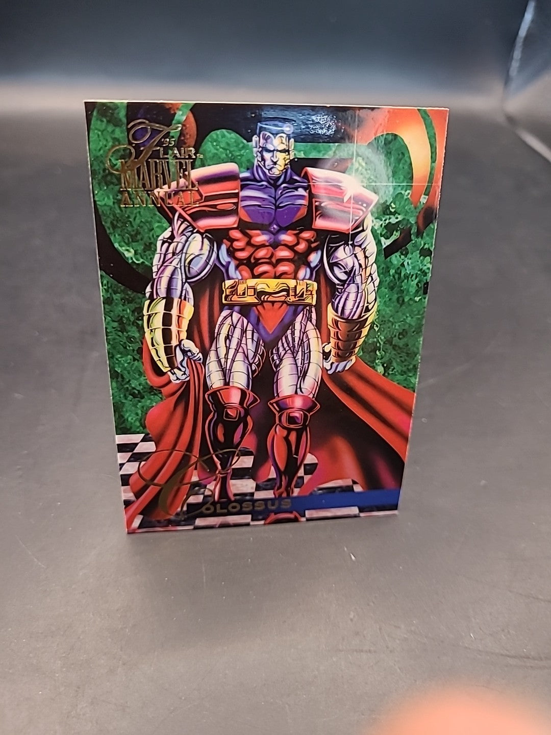 1995 Flair Marvel Annual Colossus Super Heroes #7 Comic Card