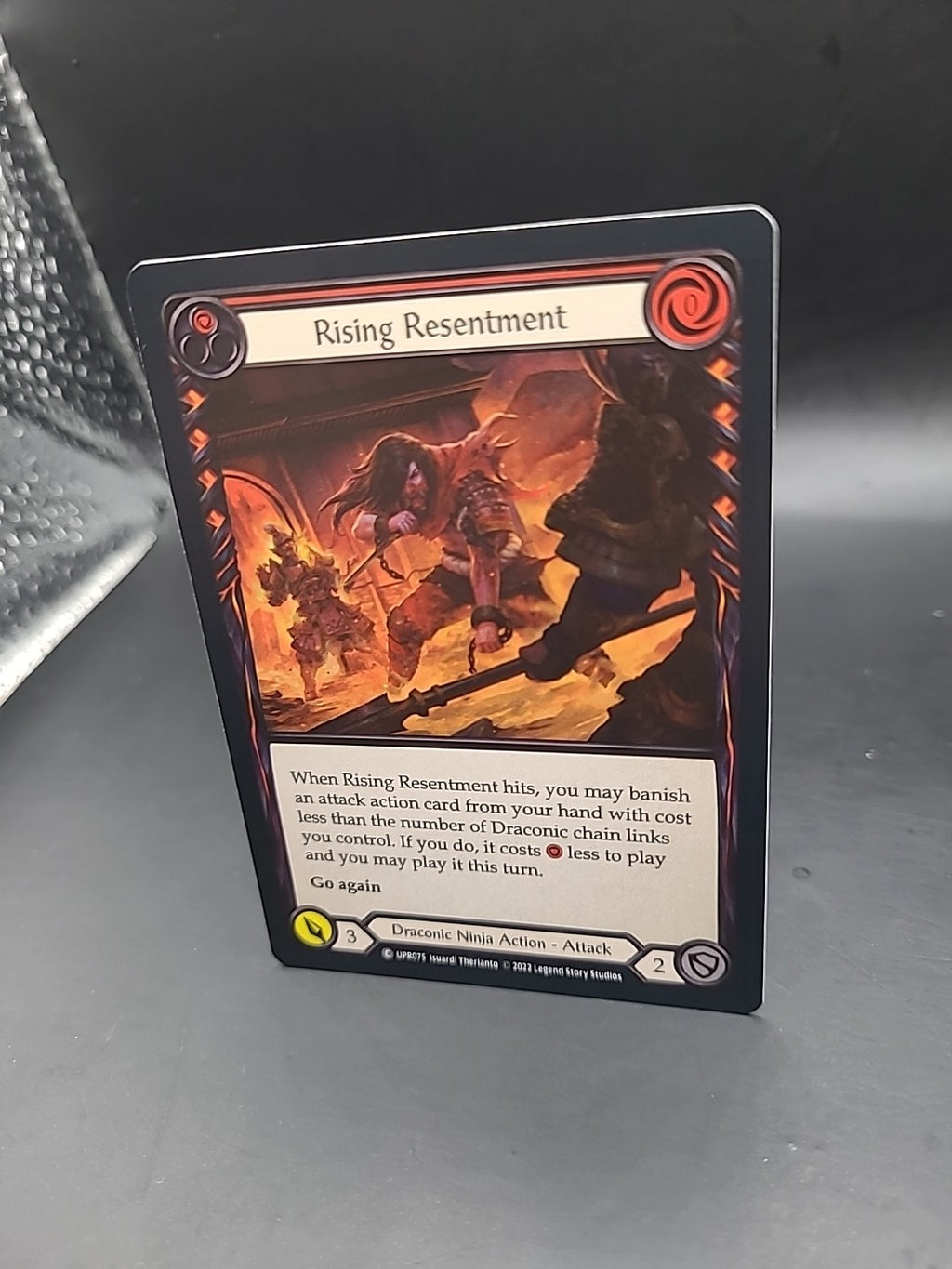 Rising Resentment Red Rainbow Foil - FAB:Uprising - UPR075 