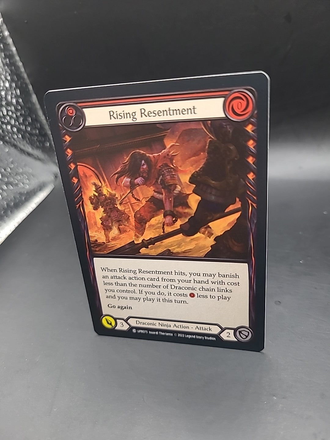 Rising Resentment Red Rainbow Foil - FAB:Uprising - UPR075 
