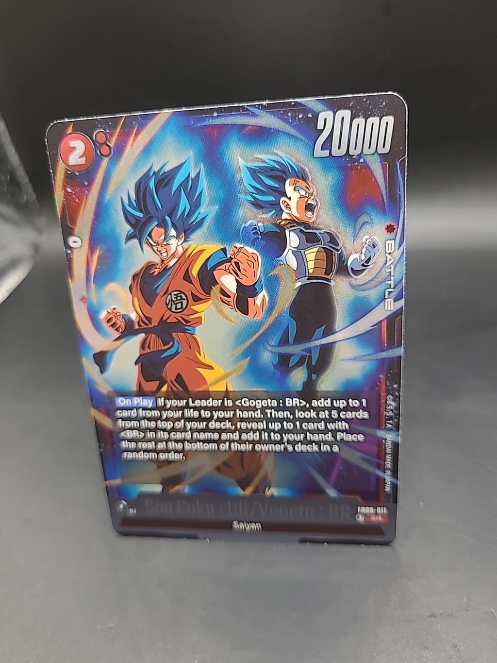 Son Goku : BR/Vegeta : BR FB09-011 SR - Dragon Ball Super Card Game FUSION WORLD