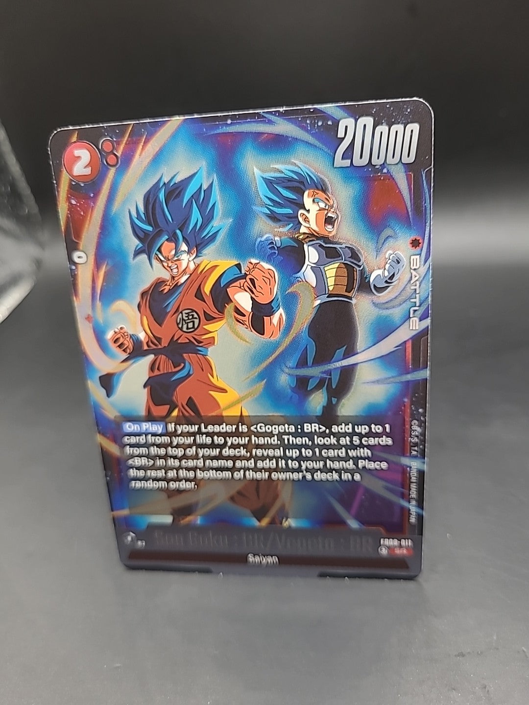 Son Goku : BR/Vegeta : BR FB09-011 SR - Dragon Ball Super Card Game FUSION WORLD