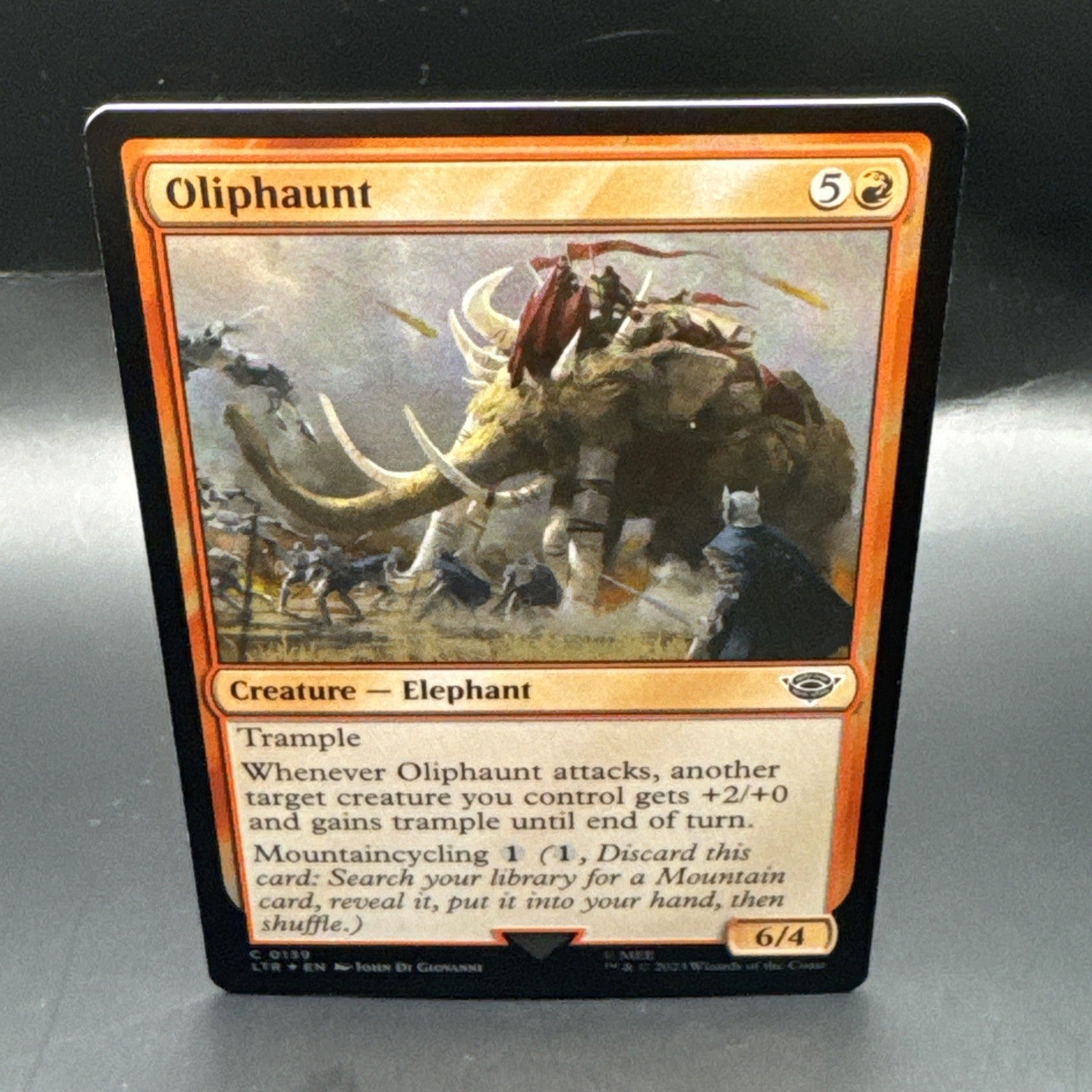 MTG Oliphaunt (Foil) C0139 Lord of the Rings + 1 Regular Card