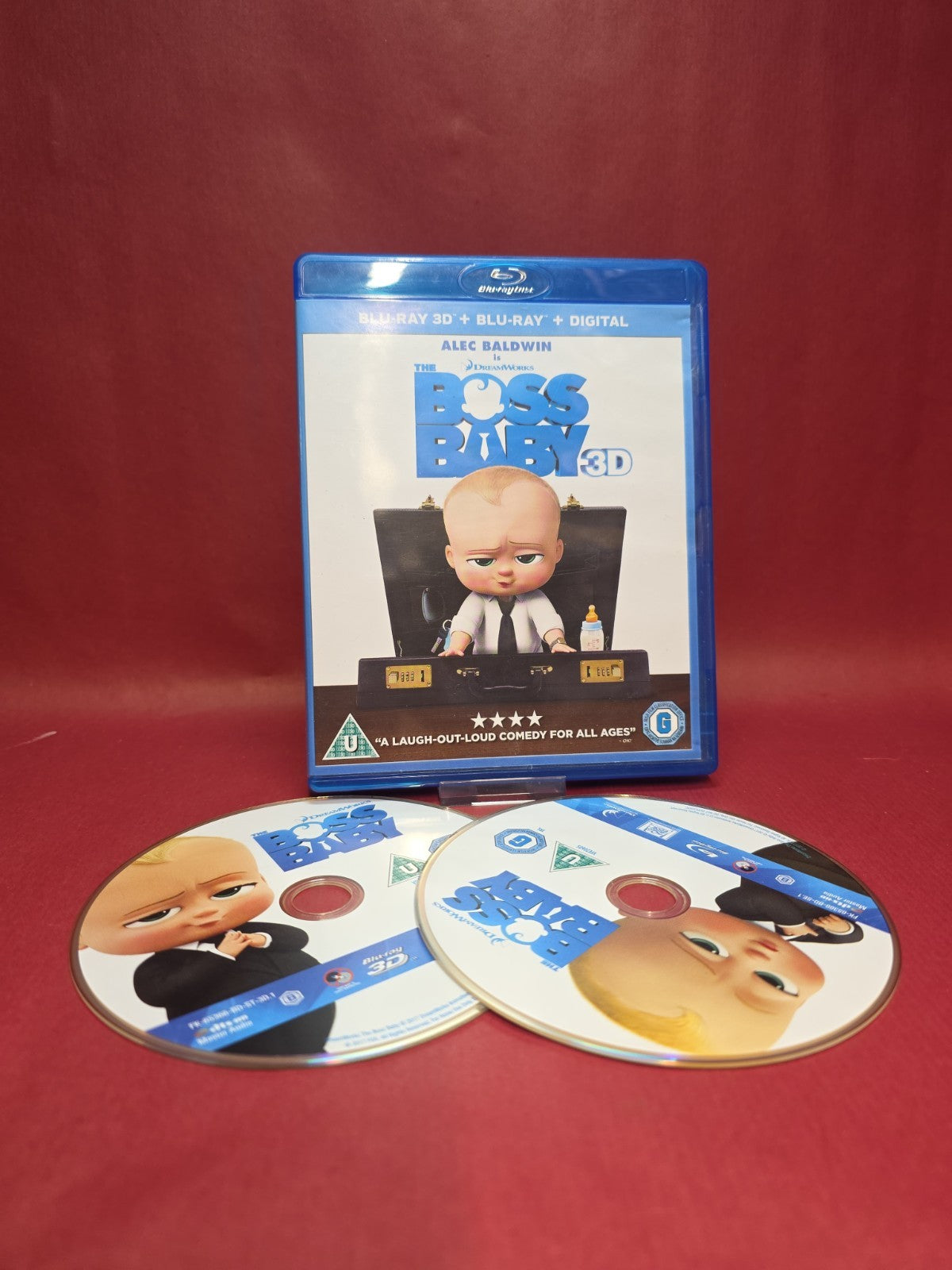 The Boss Baby 3D 2D Blu Ray
