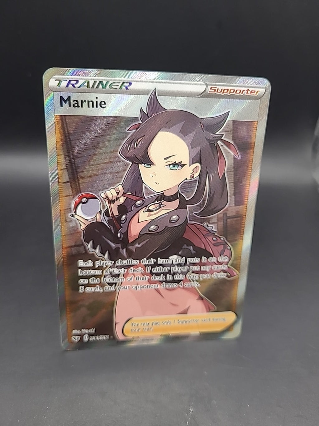 Marnie Full Art Trainer Sword & Shield Base Set 200/202 Pokemon Card TCG