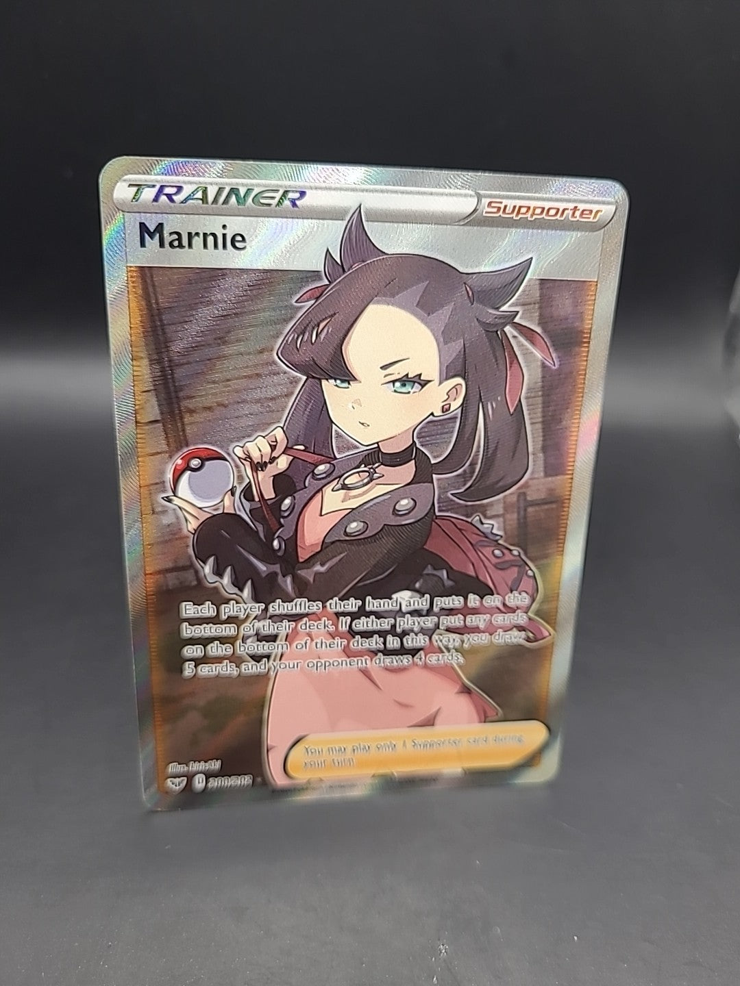 Marnie Full Art Trainer Sword & Shield Base Set 200/202 Pokemon Card TCG