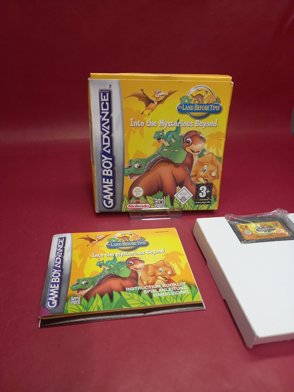 The Land Before Time Into The Mysterious Beyond Nintendo GBA Game