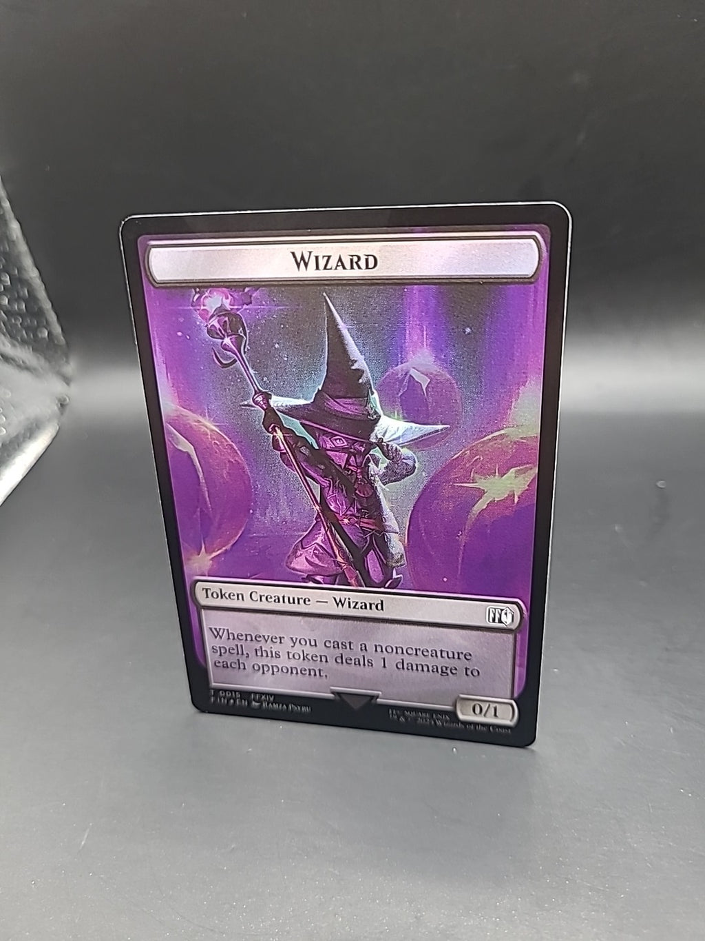 MTG Magic the Gathering FIN Final Fantasy T 0017/T0015 Foil Token Bird Wizard