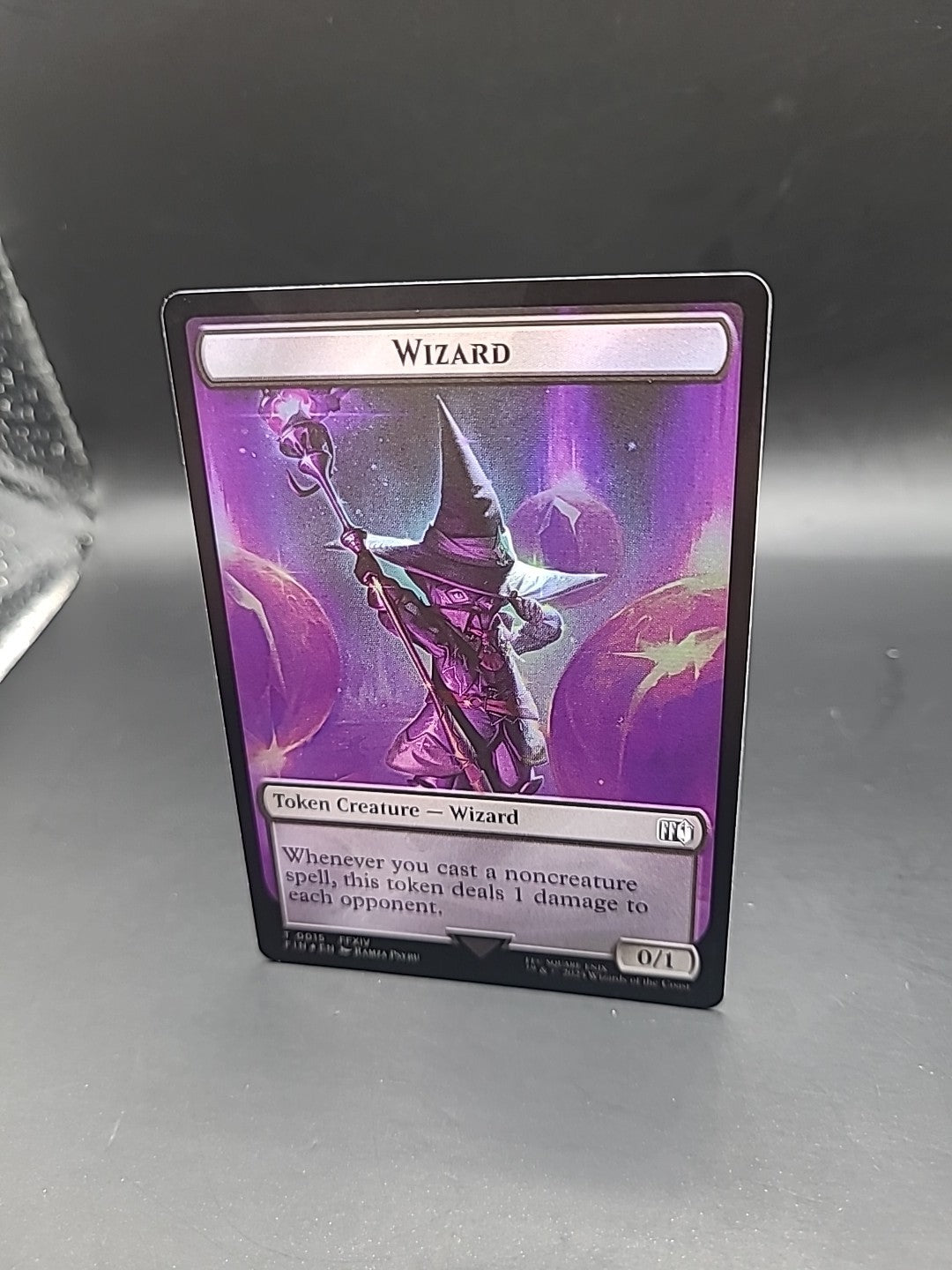 MTG Magic the Gathering FIN Final Fantasy T 0017/T0015 Foil Token Bird Wizard
