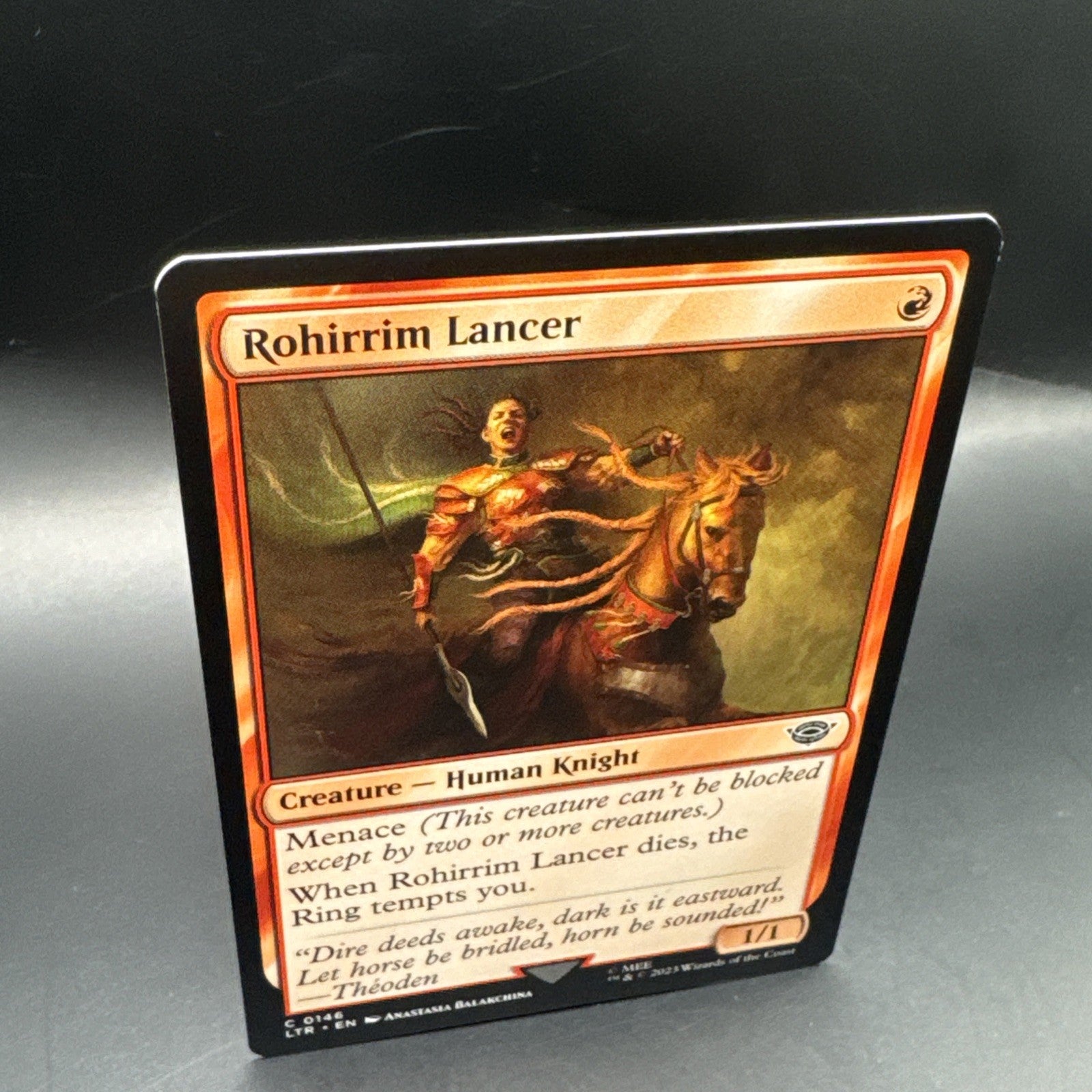 MTG Rohirrim Lancer (FOIL) C0146 + 1 Regular Card