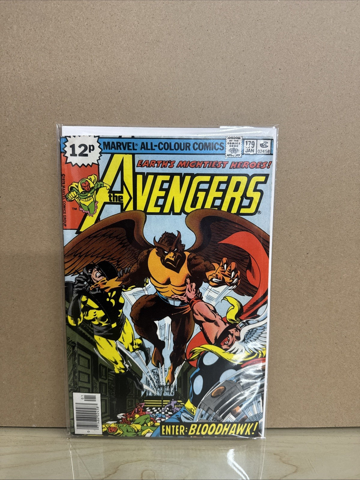 Avengers #179 - 1st Appearance of Bloodhawk (Marvel, 1979)
