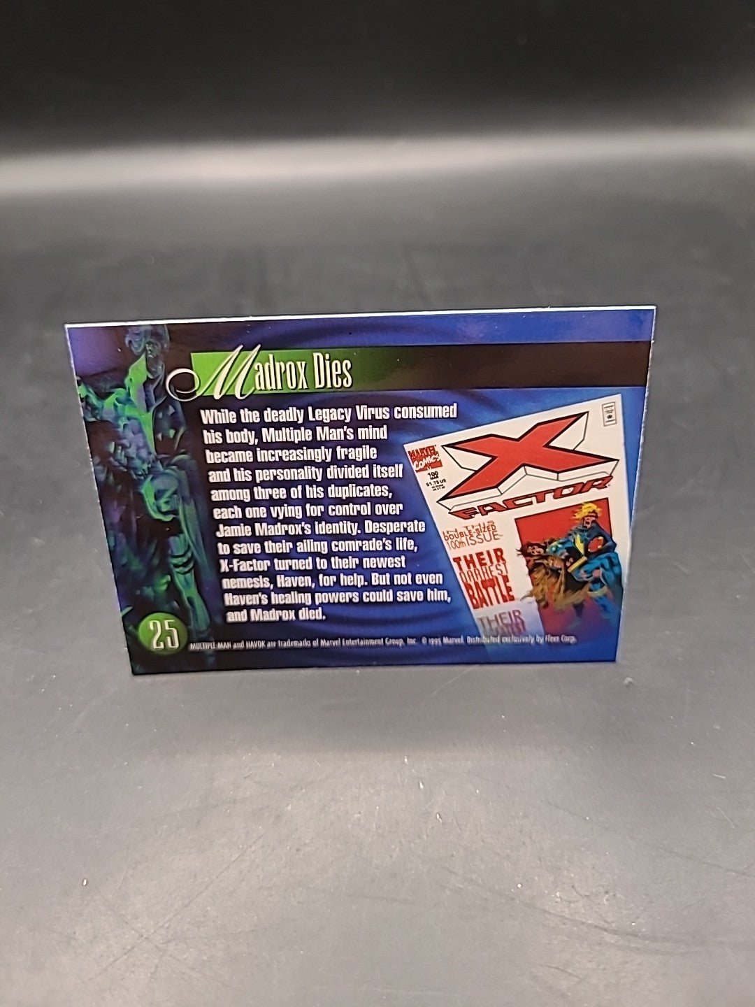 Fleer Flair Marvel Annual 1995 Multiple Man Trading Card #25 Number 25